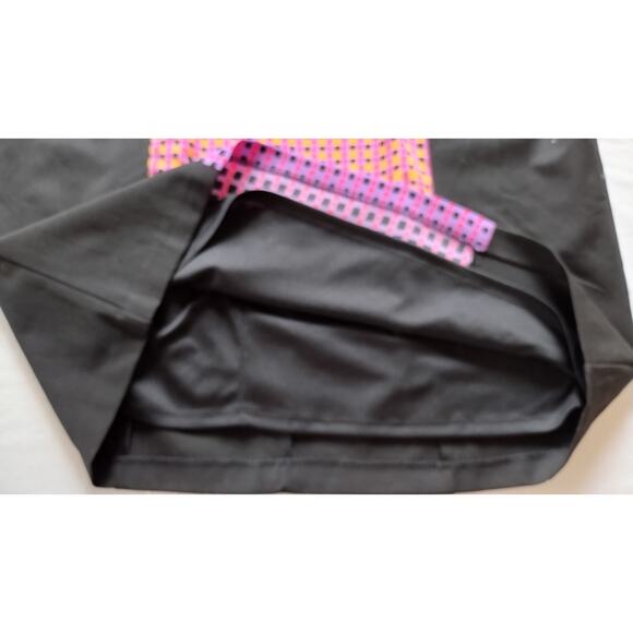 Lane Bryant Black Orange Purple Pink  Cap Sleeve Dress Size 20 - Picture 10 of 12